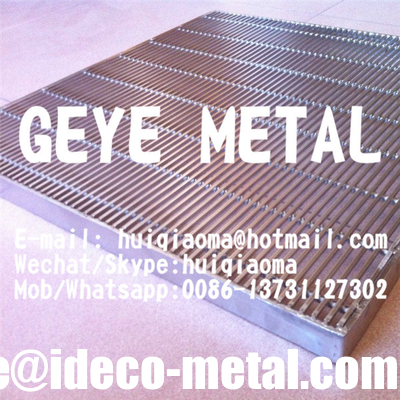 Stainless Steel High Heel Guard Wedge Wire Gratings, Welded Linear Shower/Floor Drain Grates, Anti-Slip supplier