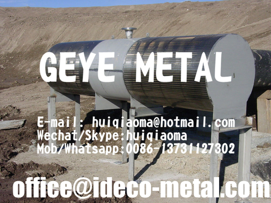 Wedge Wire Screens/ Cylinders for Water Intake &amp; Treatment, Industrial Intake Tee Screens, Drum Intake Screens supplier