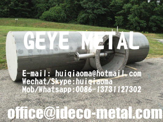 Wedge Wire Screens/ Cylinders for Water Intake &amp; Treatment, Industrial Intake Tee Screens, Drum Intake Screens supplier