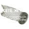 Metal Knitted Mesh Traps, Clothes Washing Machine Wire Mesh Lint Traps Laundry Sink Drain Hose Screen Filter w/ Ties supplier