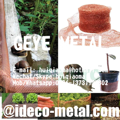 Stuf-Fit Copper Mesh Knitted for Birds Control, Insect Pest Slugs Expeller, Rodent Proof,  Copper Fill Fabrics supplier