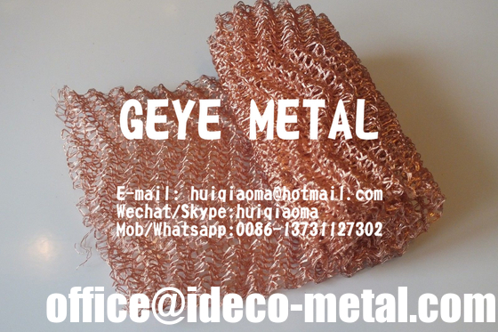 Corrugated Copper Mesh Packing for Distillation Column, Copper Mesh Filter, Knitted Wire Woven Structured Packings supplier