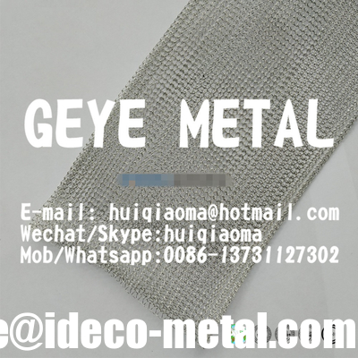 Tin Plated Copper Wires Knitted Mesh Conductive Tapes, Tubular Knitted Tinned Copper Mesh for EMI RFI Shielding supplier