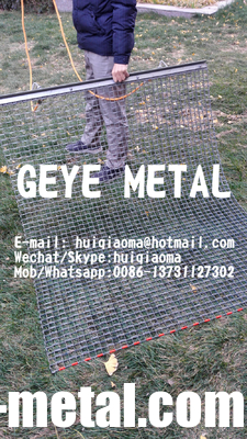 Aeration Steel Drag Mats for Lawn/Turf Care, Pre-Mow Grooming of Golf Greens Tees Metal Drags Screen supplier