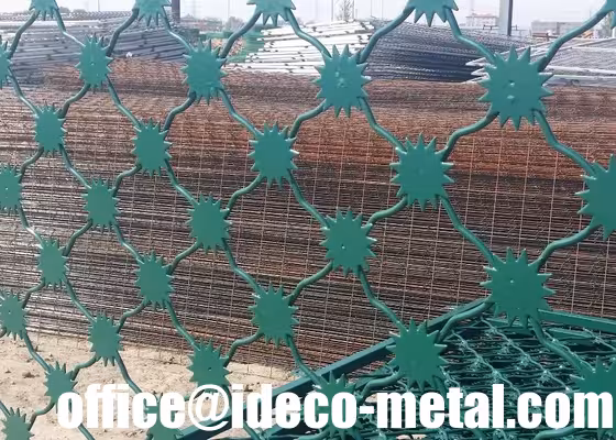 Stainless steel Anti-Climb SUN-BARB Fence, High Security Prison Fence, Thorn Spike Fence supplier